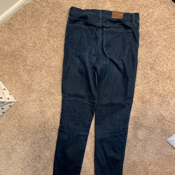 Madewell stovepipe dark wash jeans size 29 Tall - Picture 5 of 5